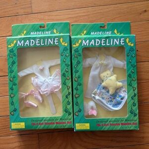 Madeline 8" Doll Outfits by Eden--Ballerina and Sleepover